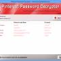 Windows 10 - Password Decryptor for Pinterest 4.0 screenshot