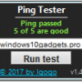 Windows 10 - Ping Tester 1.7 screenshot