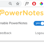 Windows 10 - PowerNotes for Chrome 0.85.14 screenshot