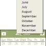 Windows 10 - QuickMonth Calendar 2.2 screenshot