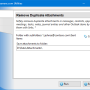 Windows 10 - Remove Duplicate Attachments for Outlook 5.0 screenshot