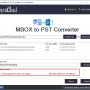 Windows 10 - SysBud MBOX to PST Converter 1.0 screenshot