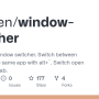 Windows 10 - Windows Switcher 1.14.0 screenshot