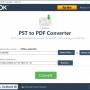 Windows 10 - ZOOK PST to PDF Converter 3.0 screenshot